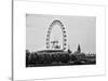 UK Landscape - Red Telephone Booth and River Thames - London - UK - England - United Kingdom-Philippe Hugonnard-Stretched Canvas