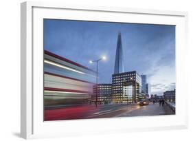 Uk, London a View of the Shard from London Bridge-Roberto Cattini-Framed Photographic Print