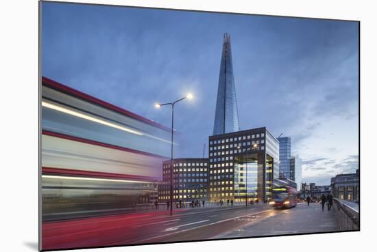 Uk, London a View of the Shard from London Bridge-Roberto Cattini-Mounted Photographic Print