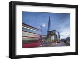 Uk, London a View of the Shard from London Bridge-Roberto Cattini-Framed Photographic Print