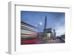 Uk, London a View of the Shard from London Bridge-Roberto Cattini-Framed Photographic Print