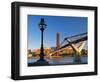 Uk, London, Bankside, Tate Modern and Millennium Bridge over River Thames-Alan Copson-Framed Photographic Print