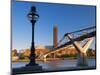 Uk, London, Bankside, Tate Modern and Millennium Bridge over River Thames-Alan Copson-Mounted Photographic Print