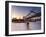 Uk, London, St; Paul's Cathedral and Millennium Bridge over River Thames-Alan Copson-Framed Photographic Print
