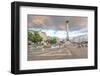 UK, London. Trafalgar Square and Nelson's Column at sunset-Rob Tilley-Framed Photographic Print