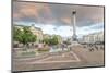 UK, London. Trafalgar Square and Nelson's Column at sunset-Rob Tilley-Mounted Photographic Print