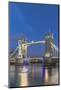 UK, London. Twilight Tower Bridge-Rob Tilley-Mounted Photographic Print