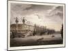 UK, London, Wharf at Westminister Bridge-Jacques-Laurent Agasse-Mounted Giclee Print