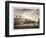 UK, London, Wharf at Westminister Bridge-Jacques-Laurent Agasse-Framed Giclee Print