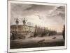 UK, London, Wharf at Westminister Bridge-Jacques-Laurent Agasse-Mounted Giclee Print