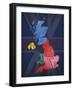 UK Map-Design Turnpike-Framed Giclee Print