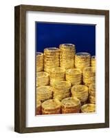 UK Money, Pound Coins-Fraser Hall-Framed Photographic Print