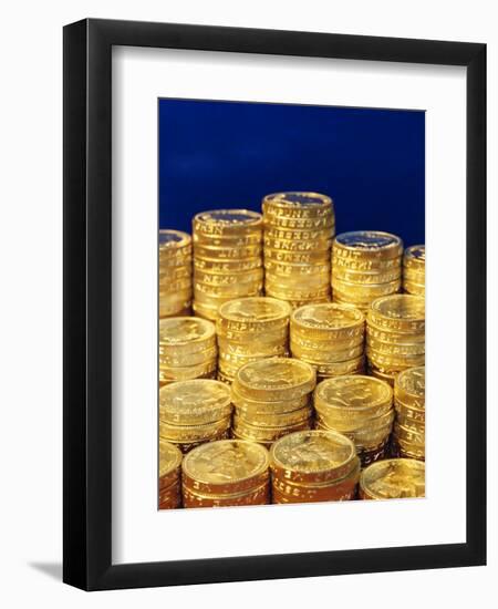 UK Money, Pound Coins-Fraser Hall-Framed Photographic Print