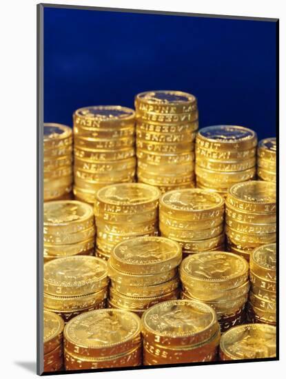 UK Money, Pound Coins-Fraser Hall-Mounted Photographic Print