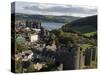 Uk, North Wales; Conwy; View of the Town and Castle with the Conwy River Behind-John Warburton-lee-Stretched Canvas