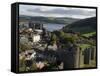 Uk, North Wales; Conwy; View of the Town and Castle with the Conwy River Behind-John Warburton-lee-Framed Stretched Canvas