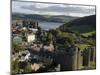 Uk, North Wales; Conwy; View of the Town and Castle with the Conwy River Behind-John Warburton-lee-Mounted Photographic Print