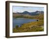 Uk, North Wales, Snowdonia; the Snowdon Horseshoe Rises Above Llyn Mymbyr-John Warburton-lee-Framed Photographic Print