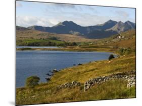 Uk, North Wales, Snowdonia; the Snowdon Horseshoe Rises Above Llyn Mymbyr-John Warburton-lee-Mounted Photographic Print