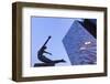 UK, Northern Ireland, Belfast, Belfast Docklands, Titanic Belfast Museum, exterior, dawn-Walter Bibikw-Framed Photographic Print