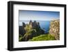 UK, Northern Ireland, County Antrim, Bushmills, Dunluce Castle ruins-Walter Bibikw-Framed Photographic Print