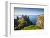 UK, Northern Ireland, County Antrim, Bushmills, Dunluce Castle ruins-Walter Bibikw-Framed Photographic Print