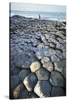 UK, Northern Ireland, County Antrim, Giant's Causeway, Basaltic Prisms-null-Stretched Canvas