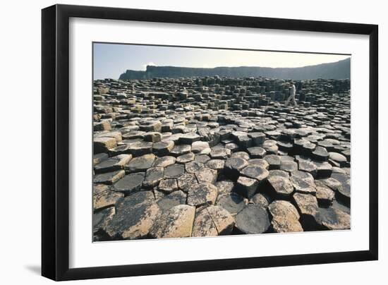 UK, Northern Ireland, County Antrim, Giant's Causeway, Basaltic Prisms-null-Framed Giclee Print