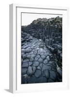 UK, Northern Ireland, County Antrim, Giant's Causeway, Prismatic Basalt Columns-null-Framed Giclee Print