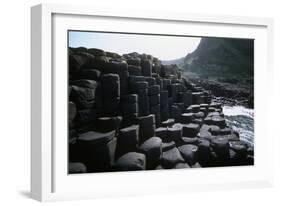 UK, Northern Ireland, County Antrim, Giant's Causeway, Prismatic Basalt Columns-null-Framed Giclee Print