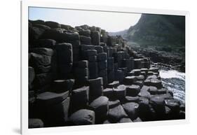 UK, Northern Ireland, County Antrim, Giant's Causeway, Prismatic Basalt Columns-null-Framed Giclee Print