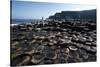 UK, Northern Ireland, County Antrim, Giant's Causeway, Prismatic Basalt Columns-null-Stretched Canvas