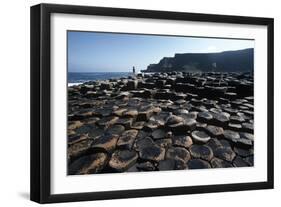 UK, Northern Ireland, County Antrim, Giant's Causeway, Prismatic Basalt Columns-null-Framed Giclee Print