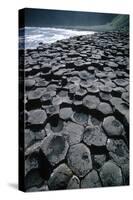 UK, Northern Ireland, County Antrim, Giant's Causeway, Prismatic Basalt Columns-null-Stretched Canvas