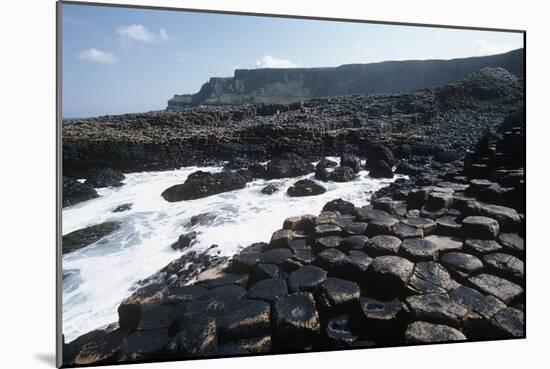 UK, Northern Ireland, County Antrim, Prismatic Basalt Columns of Giant's Causeway-null-Mounted Giclee Print