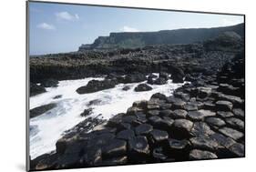 UK, Northern Ireland, County Antrim, Prismatic Basalt Columns of Giant's Causeway-null-Mounted Giclee Print