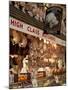 UK, Oxford, A Well-Stocked, 'High Class' Butcher Selling Christmas Turkeys in Oxford's Covered Mark-Niels Van Gijn-Mounted Photographic Print