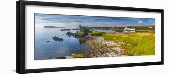 UK, Scotland, Argyll and Bute, Islay, Lagavulin Bay, Lagavulin Whisky Distillery-Alan Copson-Framed Photographic Print