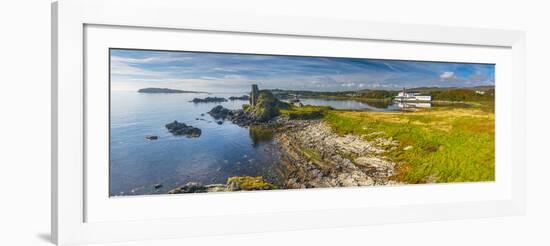 UK, Scotland, Argyll and Bute, Islay, Lagavulin Bay, Lagavulin Whisky Distillery-Alan Copson-Framed Photographic Print