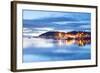 Uk, Scotland, Argyll and Bute, Oban. the Port of Oban During the Last Light of the Day.-Ken Scicluna-Framed Photographic Print