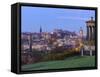 UK, Scotland, Edinburgh, Calton Hill, Stewart Monument-Alan Copson-Framed Stretched Canvas