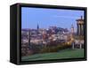 UK, Scotland, Edinburgh, Calton Hill, Stewart Monument-Alan Copson-Framed Stretched Canvas