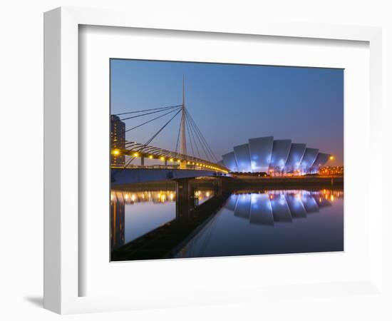 UK, Scotland, Glasgow, Scottish Exhibition and Conference Centre Secc, or Armadillo, Beside River C-Alan Copson-Framed Photographic Print