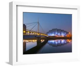 UK, Scotland, Glasgow, Scottish Exhibition and Conference Centre Secc, or Armadillo, Beside River C-Alan Copson-Framed Photographic Print