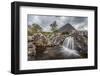 UK, Scotland, Highland, Glen Coe, River Coupall, Coupall Falls and Buachaille Etive Mor-Alan Copson-Framed Photographic Print