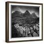 UK, Scotland, Highland, Glen Coe, the Three Sisters-Alan Copson-Framed Photographic Print