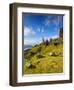 UK, Scotland, Highlands, Isle of Skye, View of the Old Man of Storr.-Karol Kozlowski-Framed Photographic Print