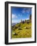 UK, Scotland, Highlands, Isle of Skye, View of the Old Man of Storr.-Karol Kozlowski-Framed Photographic Print