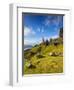 UK, Scotland, Highlands, Isle of Skye, View of the Old Man of Storr.-Karol Kozlowski-Framed Photographic Print