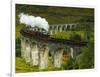 UK, Scotland, Highlands, Jacobite Steam Train crossing the Glenfinnan Viaduct.-Karol Kozlowski-Framed Photographic Print